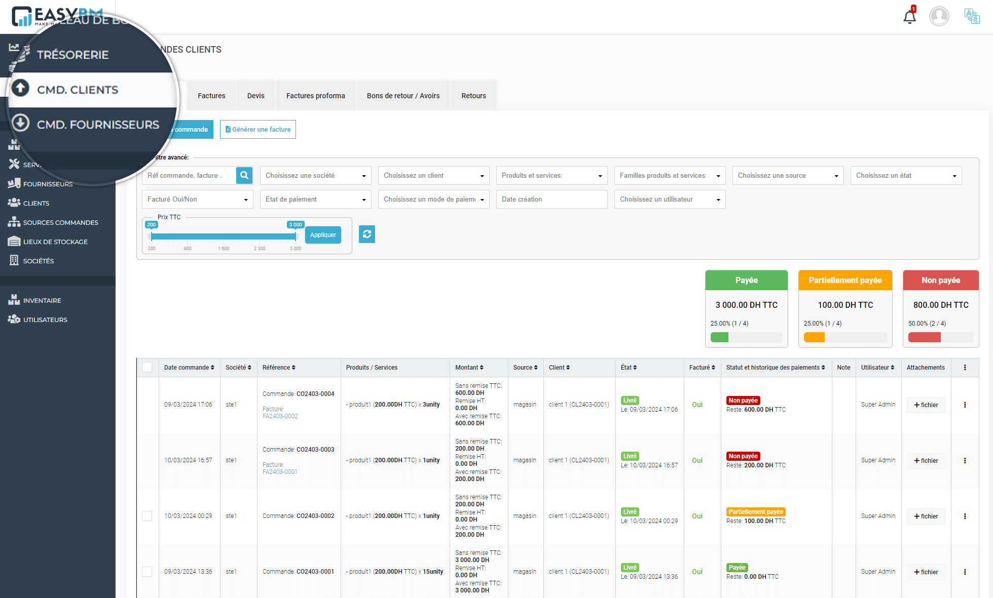 Logiciel de Facturation maroc, et Logiciel de Gestion Commerciale maroc